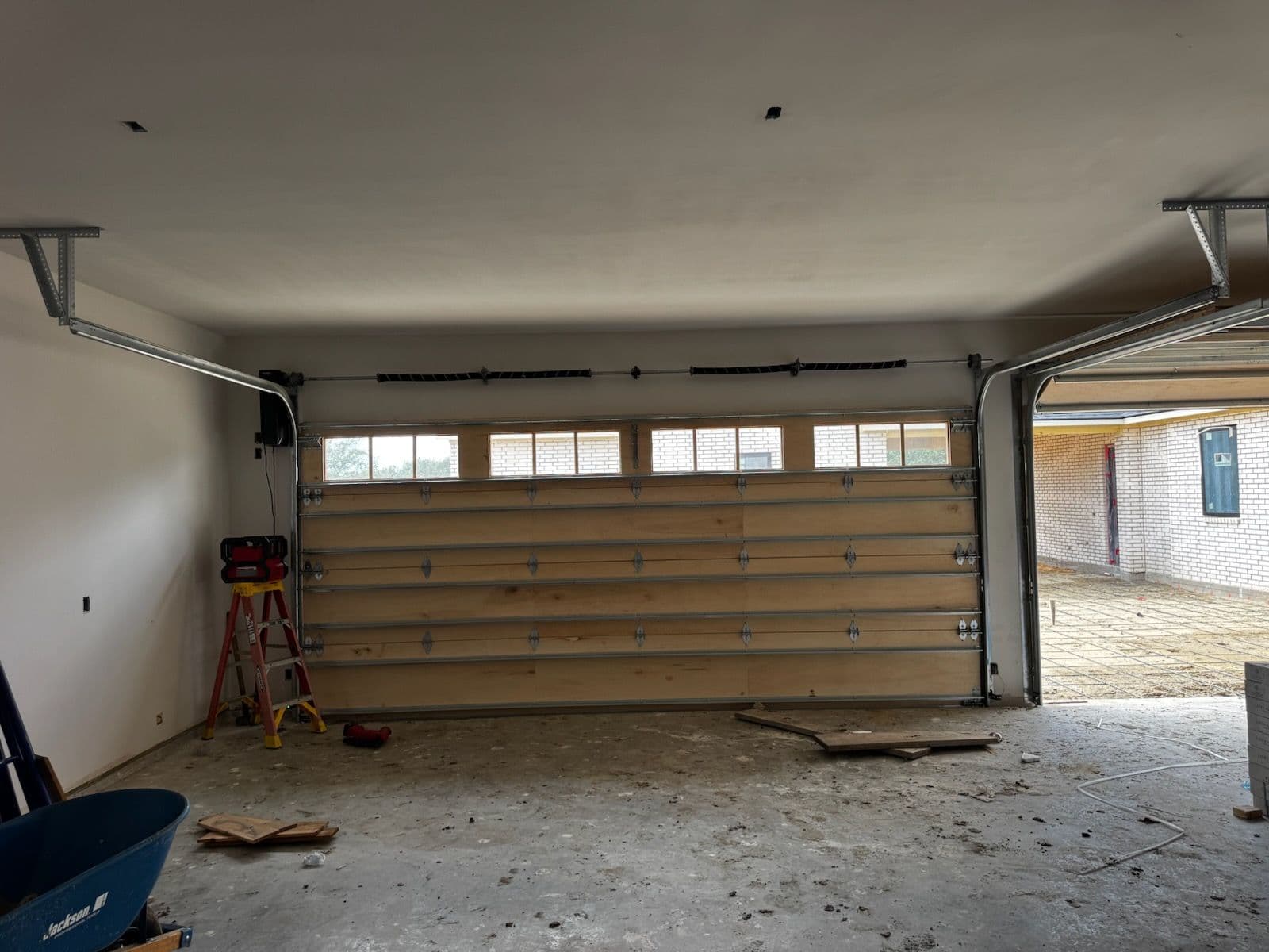 Gallery photos for Chevron Cedar Garage Doors Installed in Allen: Image #1